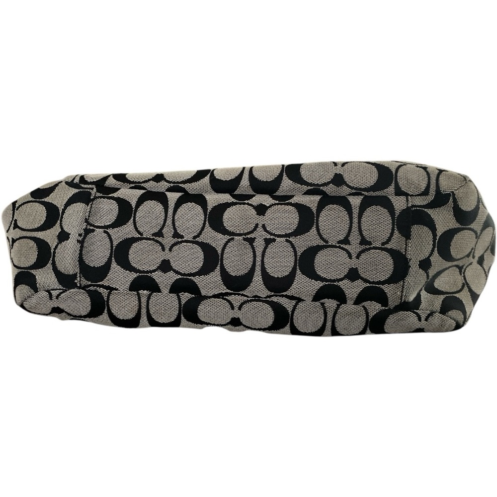 Coach signature c black and gray handbag - Picture 6 of 8